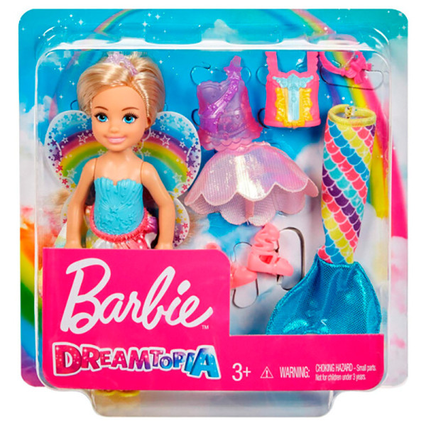 Лялька Barbie "Чарівне перевтілення Челсі з Дрімтолії" FJD00