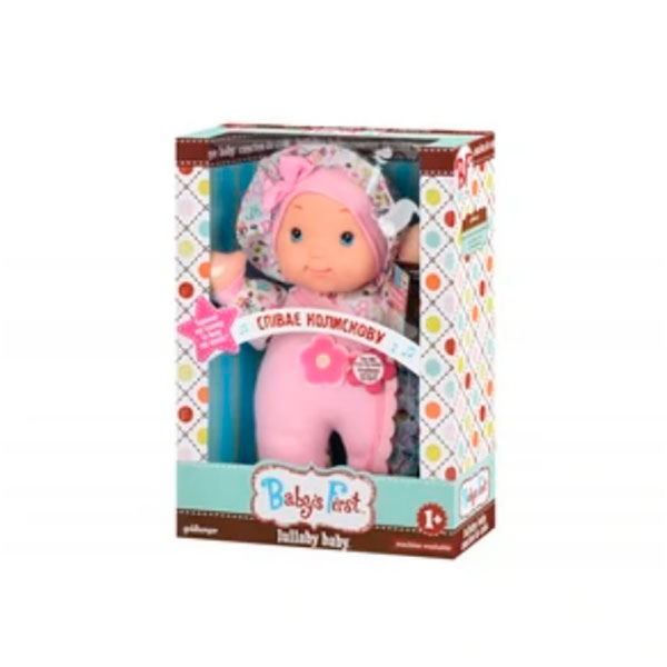 Лялька Babys First Lullaby Baby Колискова рожева 71290-1 Лялька Babys First Lullaby Baby Колискова рожева 71290-1