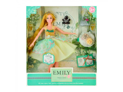 Іграшка лялька "Emily" арт. QJ088A з аксес у кор. 258*65*325 см QJ088A