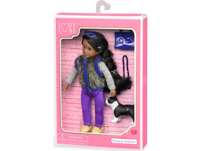 Лялька LORI 15 см Ілісса і собака терєр Індіана LO31016Z Лялька LORI 15 см Ілісса і собака терєр Індіана LO31016Z