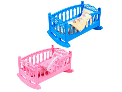 Колиска для ляльок Бамсик з постіллю 006/4