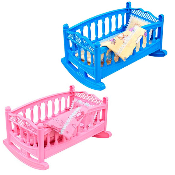 Колиска для ляльок Бамсик з постіллю 006/4