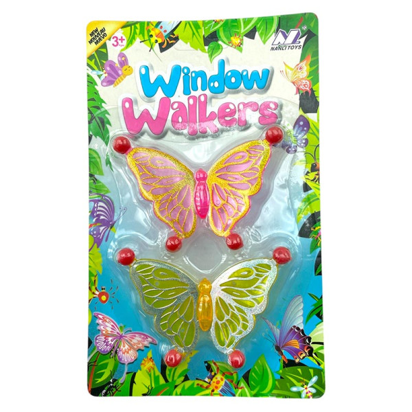 Набір метеликів "Window Walkers" 13013B-2_Pink-Yellow