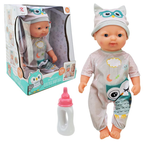 Пупс на батарейках інтерактивний з аксесуарами 6310 Пупс на батарейках інтерактивний з аксесуарами 6310