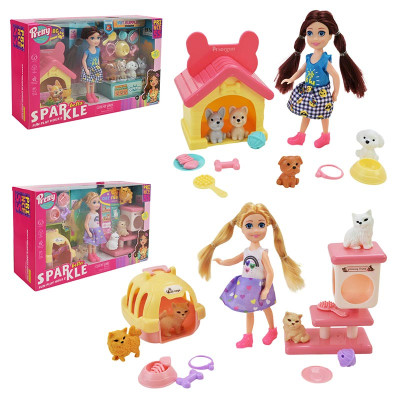 Лялька з домашніми улюбленцями та аксесуарами 7018