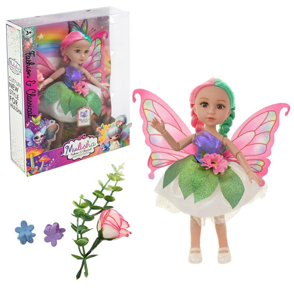 Лялька фея-метелик 31 см QJ198D