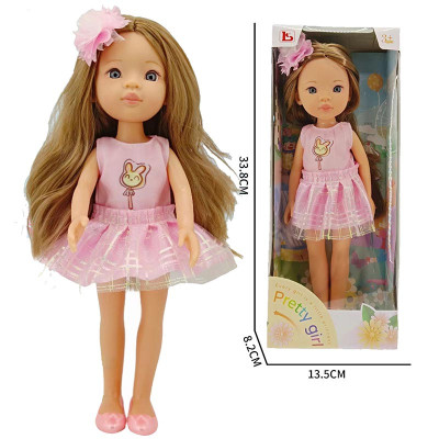 Лялька з догим волоссям і бантом 33см LS1301-8 Лялька з догим волоссям і бантом 33см LS1301-8