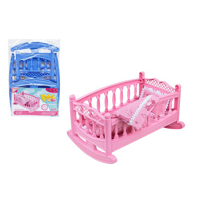 Колиска для ляльок Бамсик з постіллю 006/4 Колиска для ляльок Бамсик з постіллю 006/4