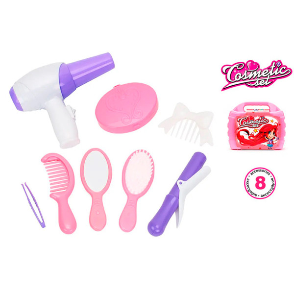 Ігровий набір ТехноК "Косметичний набір" з аксесуарами 9246 Ігровий набір ТехноК "Косметичний набір" з аксесуарами 9246