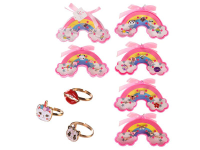 Аксесуари обручок мет Веселка Beauty star набір B4309