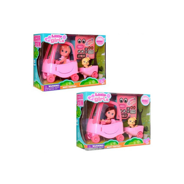 Лялька з машинкою і домашнім улюбленцем 63021 Лялька з машинкою і домашнім улюбленцем 63021