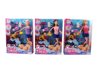 Лялька Barbie собака обтрушується і виляє хвостом (3 види) HB015 Лялька Barbie собака обтрушується і виляє хвостом (3 види) HB015
