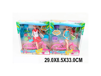 Лялька Барбі з велосипедом JX100-67