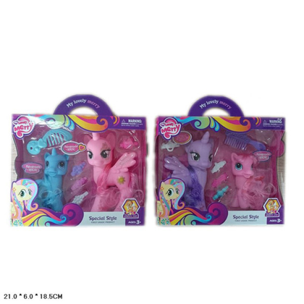 Поні маленька (гребінець шпильки) 2 види 092