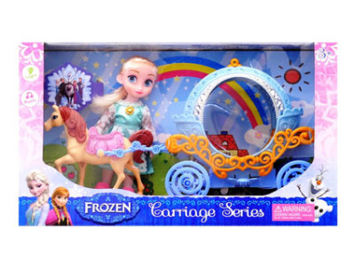 Карета з лялькою (озвучена кінь) DN843FZ-3