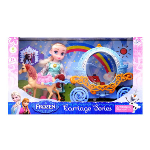 Карета з лялькою (озвучена кінь) DN843FZ-3