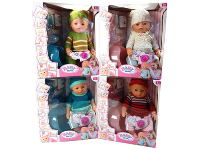 Пупс функціональний Baby Born 10 функцій (4 види) 8006-EFGH
