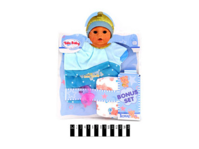 Одяг для ляльки Baby Born з памперсом блакитного кольору BLC201B