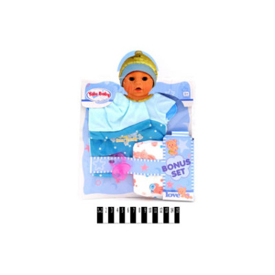 Одяг для ляльки Baby Born з памперсом блакитного кольору BLC201B