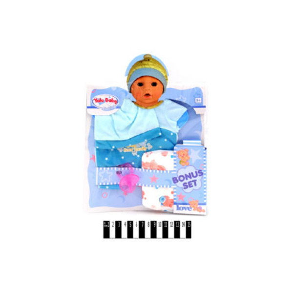 Одяг для ляльки Baby Born з памперсом блакитного кольору BLC201B