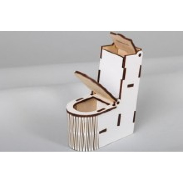 Унітаз для ляльки деревяний Б9б