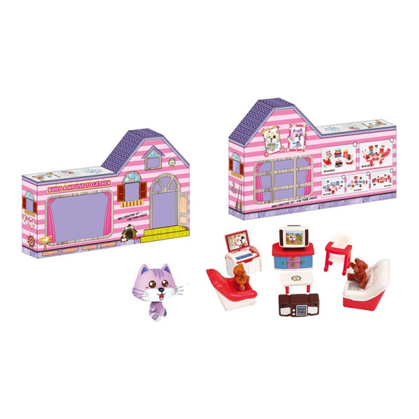 Ігровий набір кімната для ляльок іграшкова з меблями HY-067A