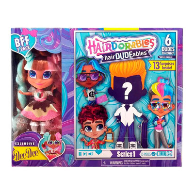 Іграшковий набір 2 ляльки арт. 23700 Hairdorables BFF з аксес.6 в асорт. 23700