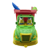 Дитячий самоскид Mati лопата грабельки ремінь Бамсик 009/13_Green-Red Дитячий самоскид Mati лопата грабельки ремінь Бамсик 009/13_Green-Red