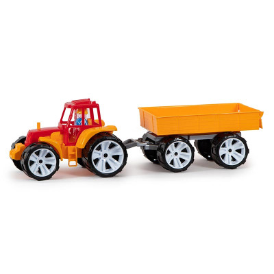 Трактор Бамсик BAMS 3 з причепом 007/9 Трактор Бамсик BAMS 3 з причепом 007/9