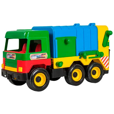 Сміттєвоз "Middle truck" 39224_Green-Blue-Yellow Сміттєвоз "Middle truck" 39224_Green-Blue-Yellow