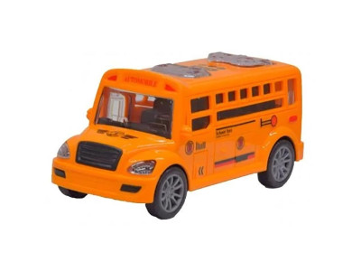 Автобус шкільний відчиняються двері 13 см JW567-066_Orange