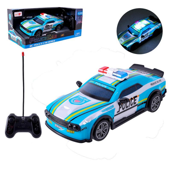 Машинка гоночна на радіокеруванні зі світлом і звуком на акумуляторі 998-4A_Ocean