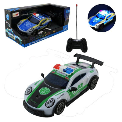 Машинка гоночна на радіокеруванні зі світлом і звуком на акумуляторі 998-5A_White-Green Машинка гоночна на радіокеруванні зі світлом і звуком на акумуляторі 998-5A_White-Green