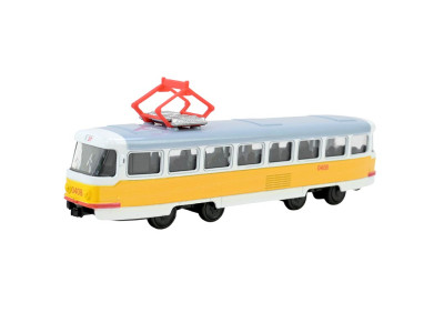 Трамвай АВТОПРОМ 1:54 195 см 6411ABD_Yellow-Gray Трамвай АВТОПРОМ 1:54 195 см 6411ABD_Yellow-Gray