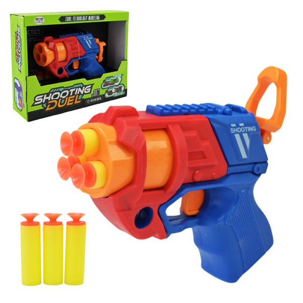 Іграшка пістолет на паралонових кульках 628-3