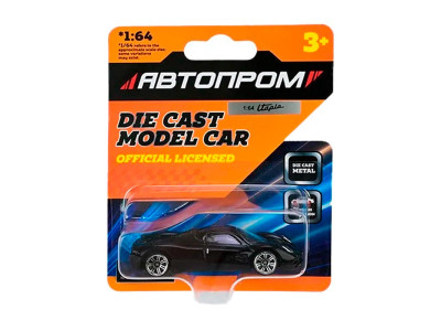 Машинка Автопром 1:64 металева AP6406_Black