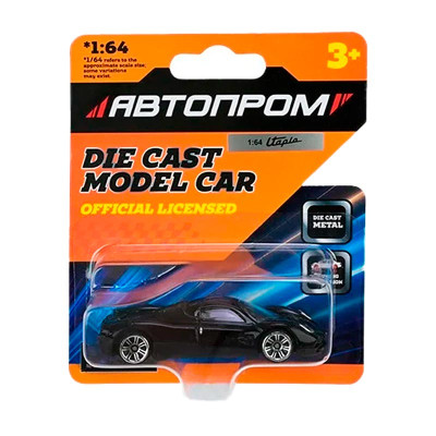 Машинка Автопром 1:64 металева AP6406_Black