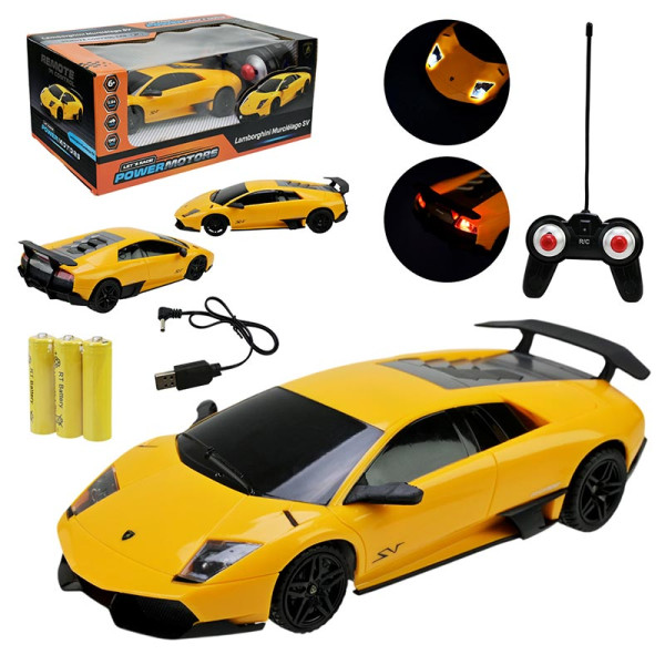 Машина "Powermotors" Lamborghini LP670 1:24 на радіокеруванні PM2409 Машина "Powermotors" Lamborghini LP670 1:24 на радіокеруванні PM2409