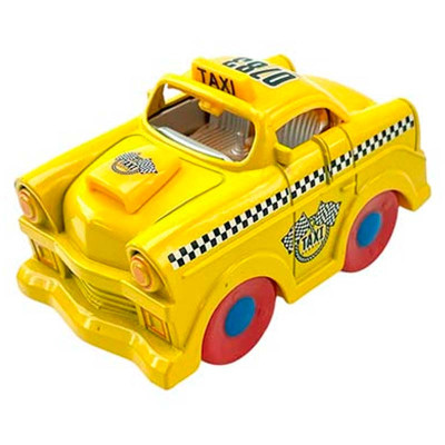 Машина "TAXI" металева інерційна р.9*5*5см 783 117_Yellow