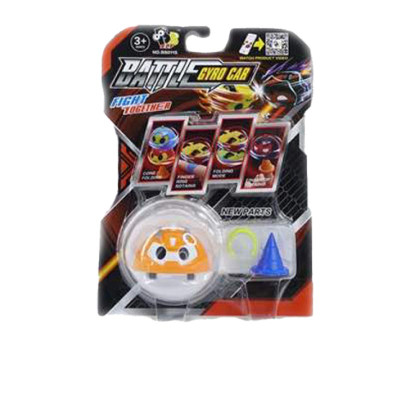 Машинка-волчок Battle Gyro Car с фишкой на блистере BB011S_Orange