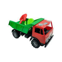 Машинка Оріон Самоскид Х2 Камаз із лопаткою 471_Red-Green