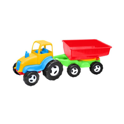 Дитячий трактор "Червоні вітрила" з причепом НЕО 07-709 Дитячий трактор "Червоні вітрила" з причепом НЕО 07-709