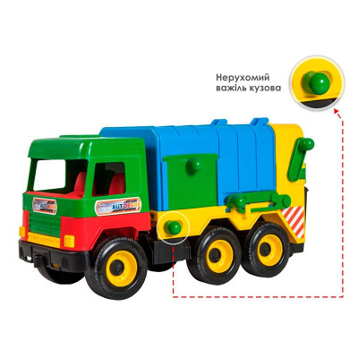 Сміттєвоз "Middle truck" 39224_Green-Blue-Yellow