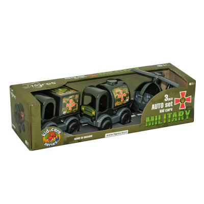 Набір авто "Kid cars" військовий 3 шт. 39998