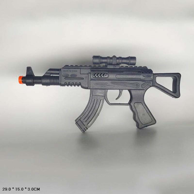 Автомат-трещітка сірий 29 см 333-30 Автомат-трещітка сірий 29 см 333-30