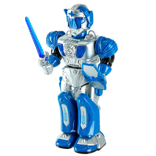 Робот на батарейках зі світлом і звуком з аксесуарами 27160_Blue Робот на батарейках зі світлом і звуком з аксесуарами 27160_Blue