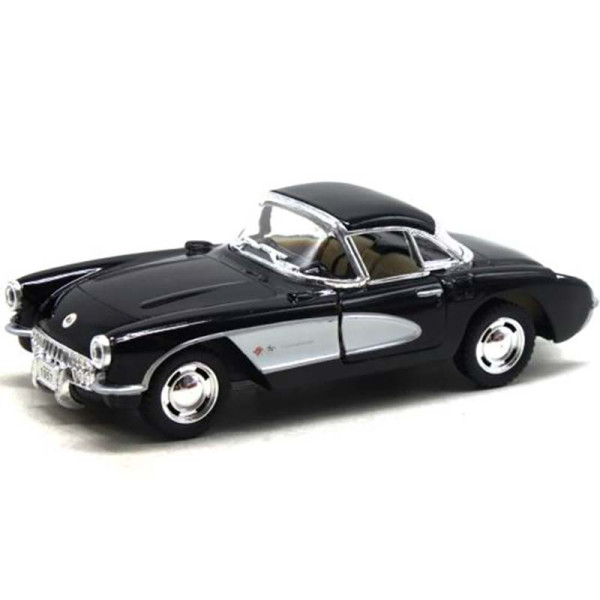 Модель легкова CHEVROLET CLASSIC-COLLECTION 5" інерційна металева KT5458W_Corvette Black Модель легкова CHEVROLET CLASSIC-COLLECTION 5" інерційна металева KT5458W_Corvette Black
