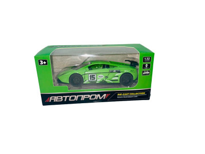 Машина мет. АВТОПРОМ 1:32 відчиняются двері AP74187_Green