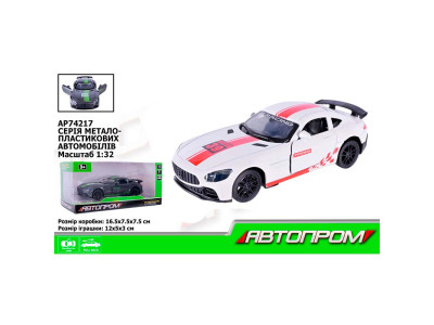 Машина мет. АВТОПРОМ 1:32 відчиняются двері AP74217_White Машина мет. АВТОПРОМ 1:32 відчиняются двері AP74217_White