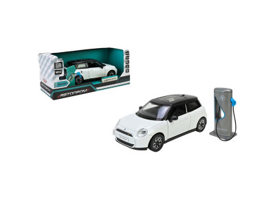 Машинка Автопром 1:36 MINI COOPER зі світлом ів звуком 68739_White